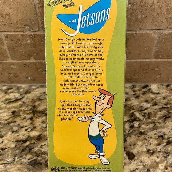 2004 FUNKO POP HANNAH BARBERA GEORGE JETSON WACKY WOBBLER BOBBLEHEAD. - Picture 2 of 2